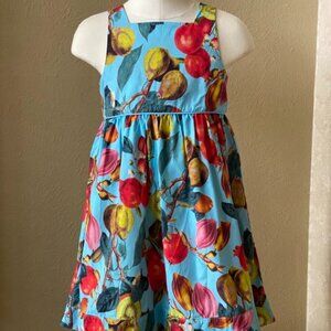 Bergdorf Goodman Cara Cara Fruit-Print Dress